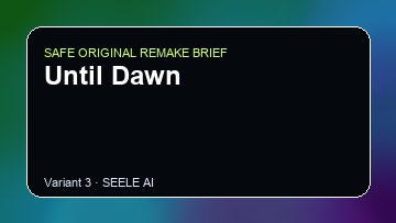 Until Dawn original game remake reference artwork 3