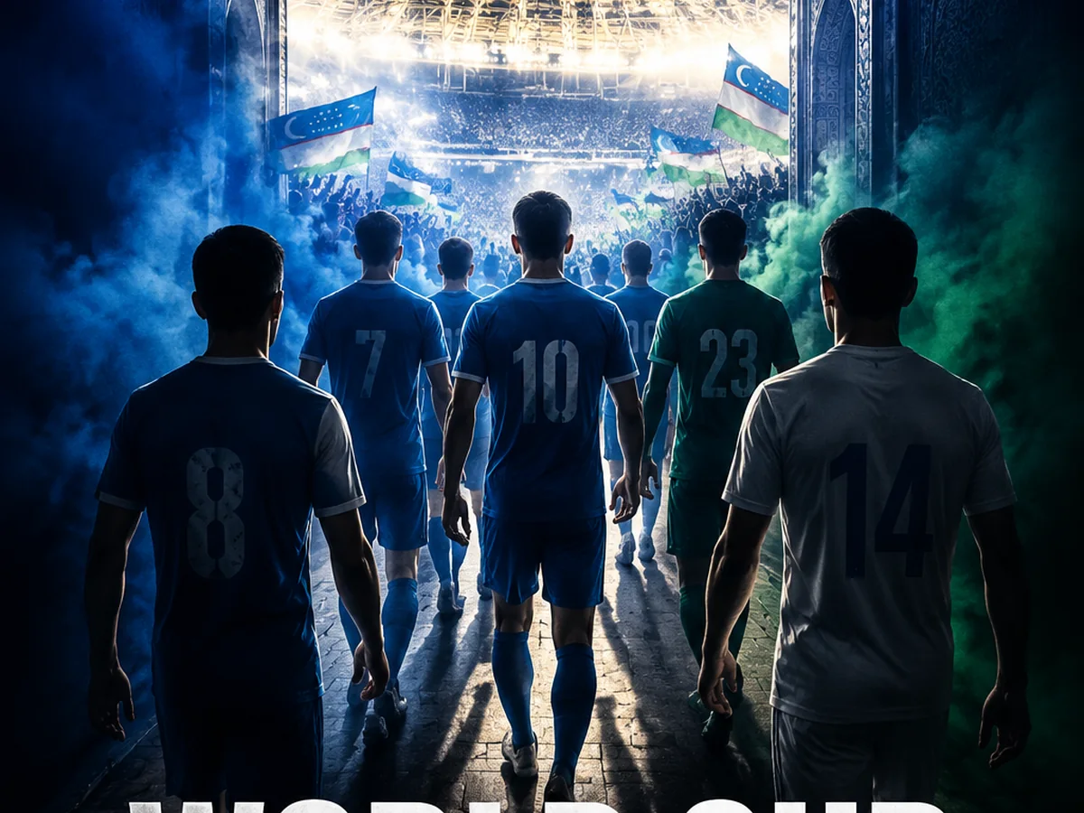 Uzbekista World Cup Poster Generator example 1