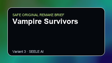 Vampire Survivors original game remake reference artwork 3