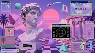 Vaporwave Aesthetic Visuals Generator preview