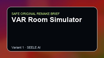 VAR Room Simulator original game remake reference artwork 1