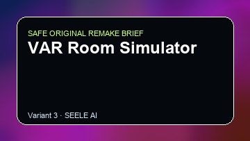 VAR Room Simulator original game remake reference artwork 3