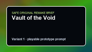 Vault of the Void original vault of the void custom game reference artwork 1