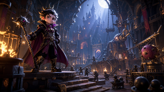 Vile Monarch Growing Up original game remake reference artwork 2