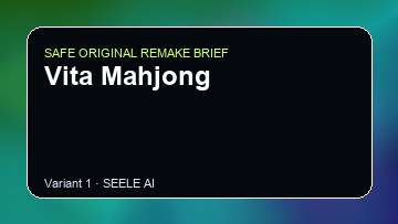 Vita Mahjong Game Customer Remake preview