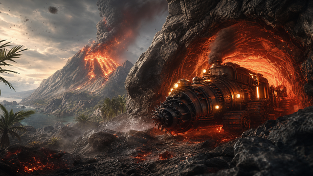 Volcanoids original game remake reference artwork 3