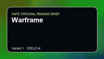 Warframe original game remake reference artwork 1