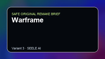 Warframe original game remake reference artwork 3