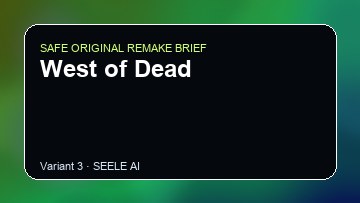 West of Dead original game remake reference artwork 3