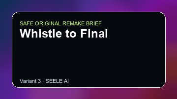 Whistle to Final original game remake reference artwork 3