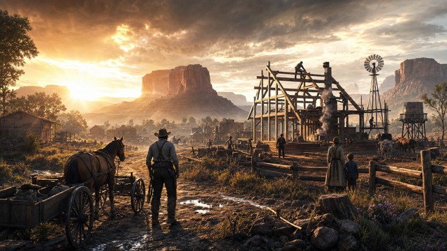 Wild West Dynasty original wild west dynasty custom game reference artwork 1