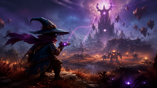 Wizard with a Gun original game remake reference artwork 2