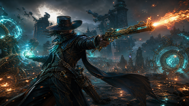 Wizard with a Gun original game remake reference artwork 3