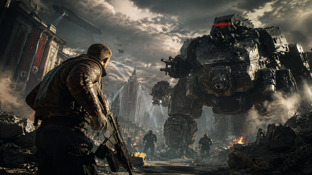 Wolfenstein II The New Colossus original wolfenstein ii the new colossus custom game reference artwork 2
