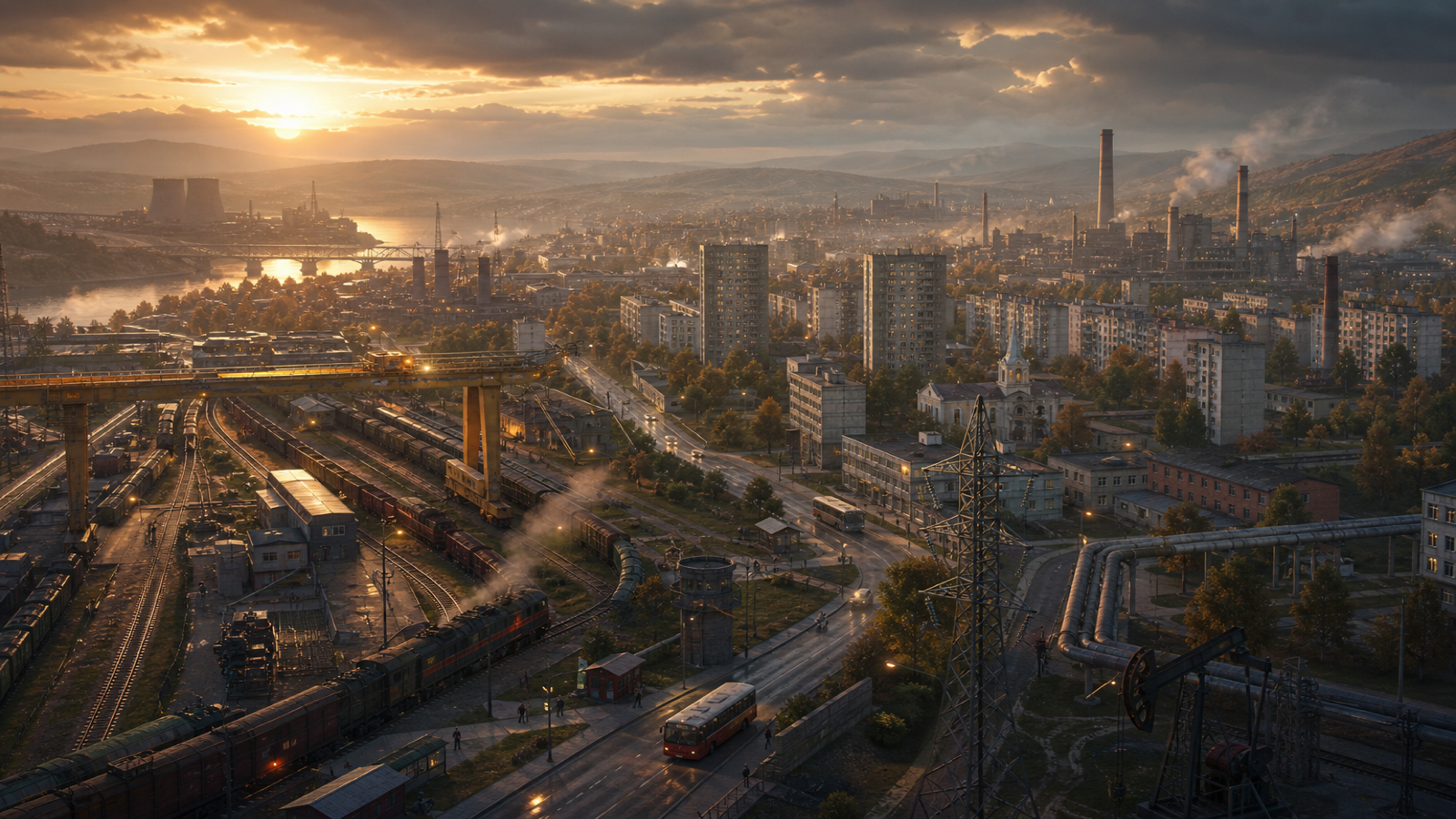 Workers and Resources Soviet Republic original game remake reference artwork 3