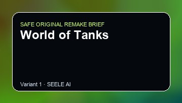 World of Tanks Game Customer Remake preview