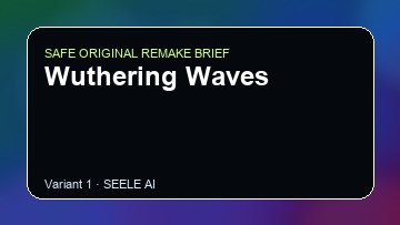 Wuthering Waves Carrion The Monster Within DIY Game Maker preview
