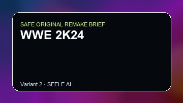 WWE 2K24 original game remake reference artwork 2