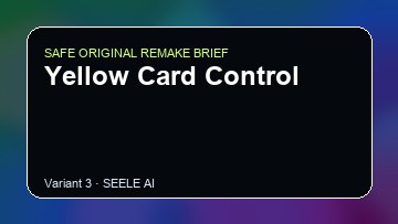 Yellow Card Control original game remake reference artwork 3