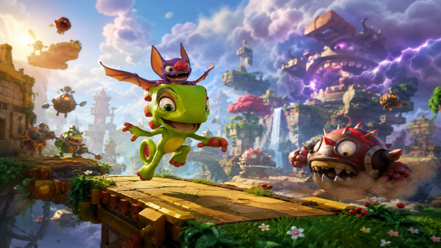 Yooka Laylee and the Impossible Lair original game remake reference artwork 2