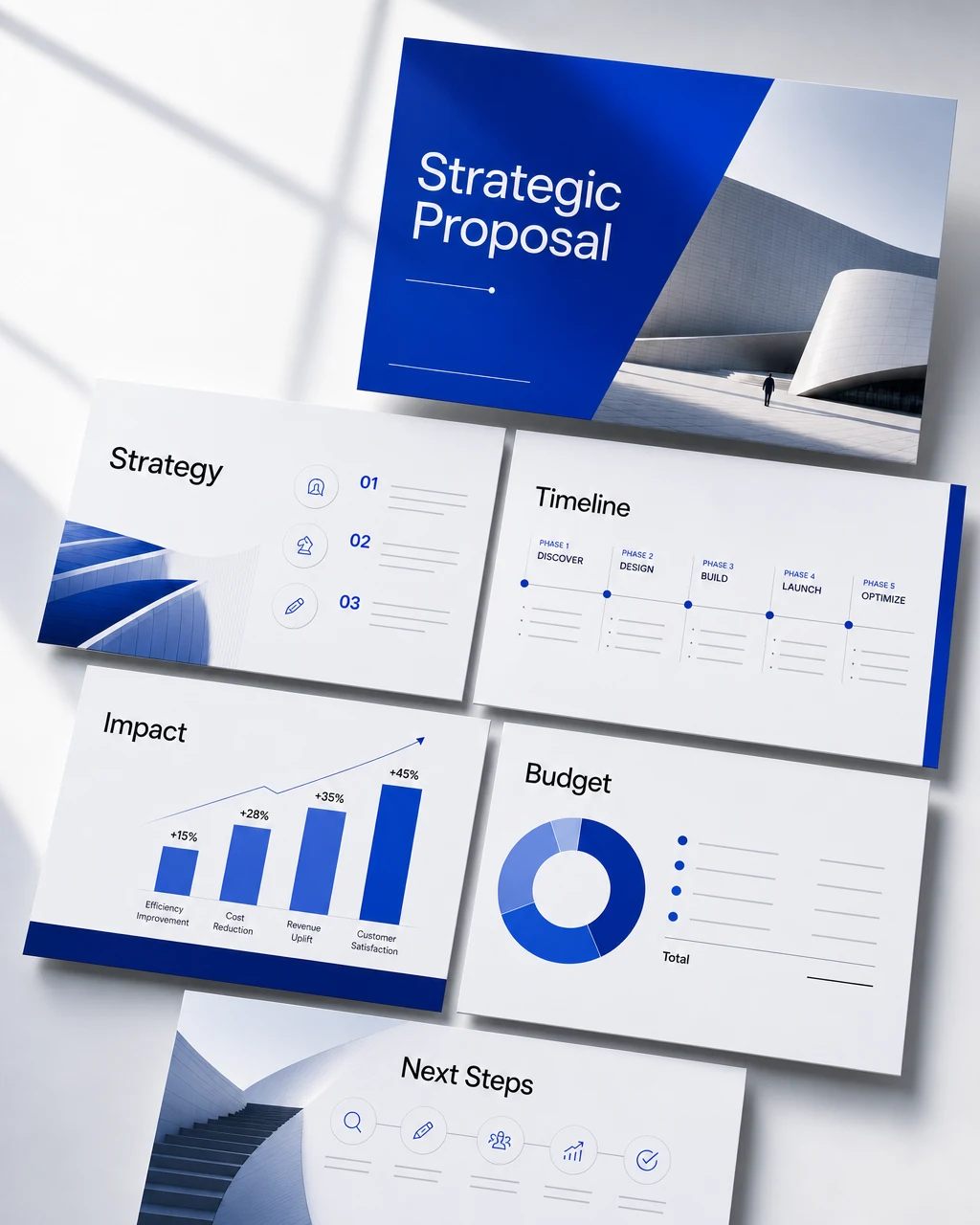 Proposal deck example generated by AI PPT Generator
