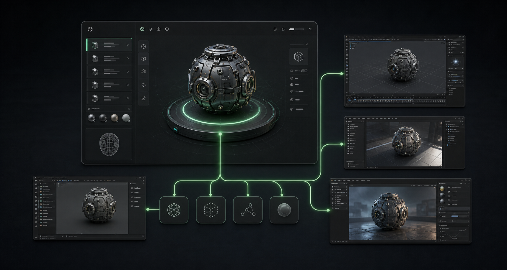 Export to DCC workflow preview