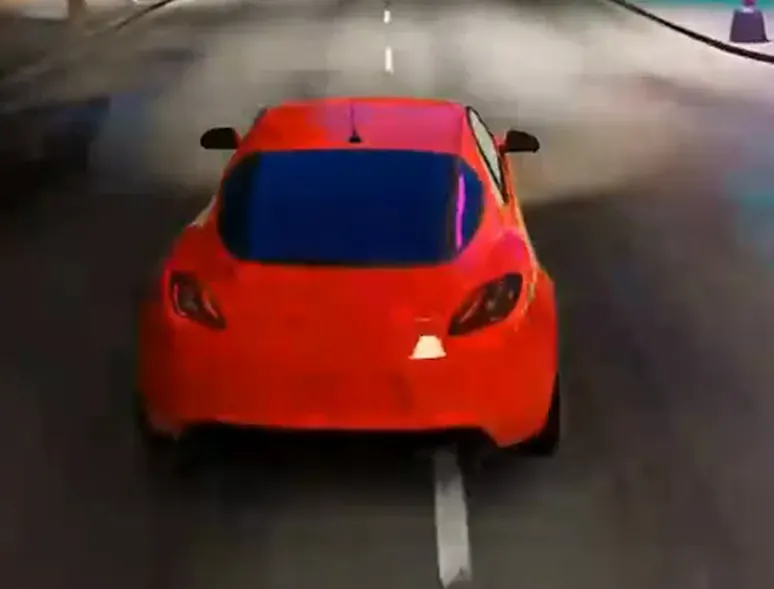 Look at the car body and lighting in this Pro example.